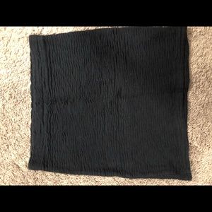 Black body con mini skirt cute scallop design